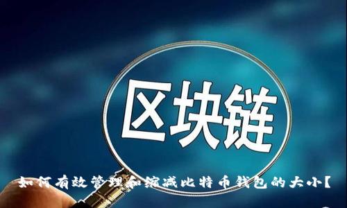 如何有效管理和缩减比特币钱包的大小？